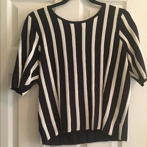 Ann Taylor Striped Sweater Tee